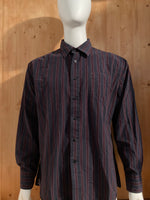 TOMMY HILFIGER CUSTOM FIT Adult T-Shirt Tee Shirt XL Xtra Extra Large Striped 2008 Long Sleeve Shirt