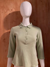 TOMMY HILFIGER EMBROIDERED LOGO Adult Women T-Shirt Tee Shirt M MD Medium Mint Green Shirt