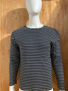 TOMMY HILFIGER EMBROIDERED LOGO Adult T-Shirt Tee Shirt M MD Medium Striped Shirt 2008