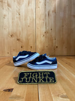 VANS OLD SKOOL Infant Baby Size 7 Canvas & Suede Shoes Sneakers Blue