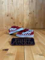 VANS OLD SKOOL Infant Baby Size 5 Canvas & Suede Shoes Sneakers Red & White