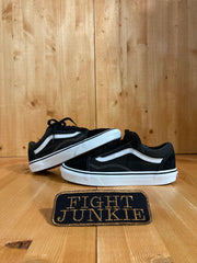 VANS OLD SKOOL Low Top Women's Size 8 Fabric & Suede Skateboarding Shoes Sneakers Black