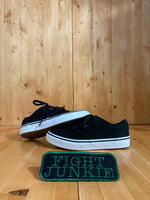 VANS ATWOOD Low Top Youth Size 4 Fabric Skateboarding Shoes Sneakers Black