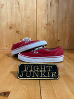 VANS OLD SKOOL AUTHENTIC RED Womens Size 7 Low Top Fabric Shoes Sneakers Red 721461