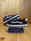 VANS DUSTIN DOCCIN Men's Size 13 Low Top Suede Shoes Sneakers Burgundy