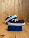 VANS AUTHENTIC PLATFORM PORT ROYALE Womens Size 6.5 Suede Shoes Sneakers Burgundy 721454