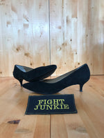 VIONIC KITTEN JOSIE Women's Size 10W Suede Pump Heels Black